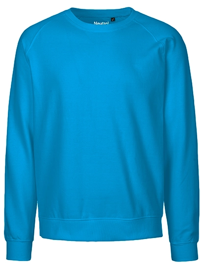 Unisex Sweatshirt zum Besticken und Bedrucken in der Farbe Sapphire mit Ihren Logo, Schriftzug oder Motiv.