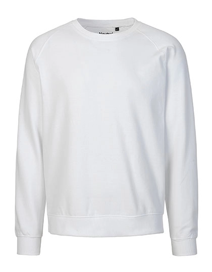 Unisex Sweatshirt zum Besticken und Bedrucken in der Farbe White mit Ihren Logo, Schriftzug oder Motiv.