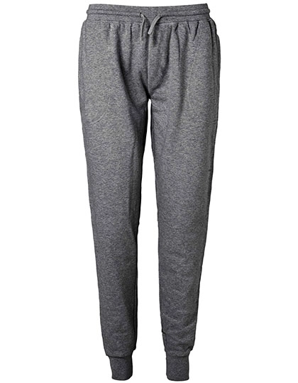 Sweatpants With Cuff And Zip Pocket zum Besticken und Bedrucken in der Farbe Dark Heather mit Ihren Logo, Schriftzug oder Motiv.