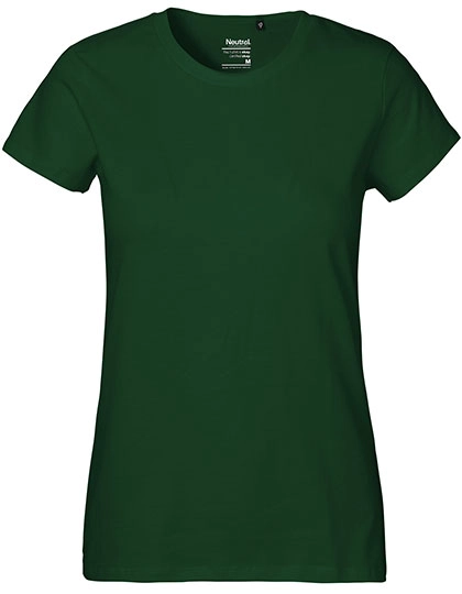 Ladies´ Classic T-Shirt zum Besticken und Bedrucken in der Farbe Bottle Green mit Ihren Logo, Schriftzug oder Motiv.