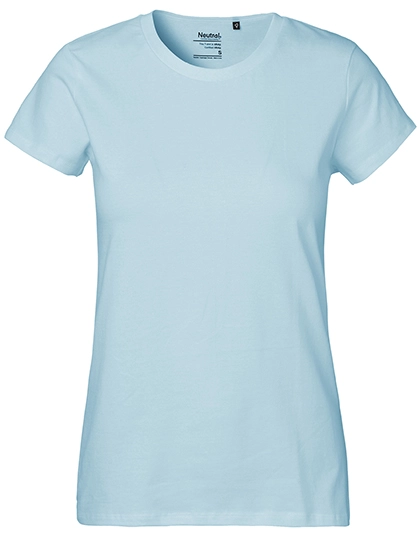 Ladies´ Classic T-Shirt zum Besticken und Bedrucken in der Farbe Light Blue mit Ihren Logo, Schriftzug oder Motiv.