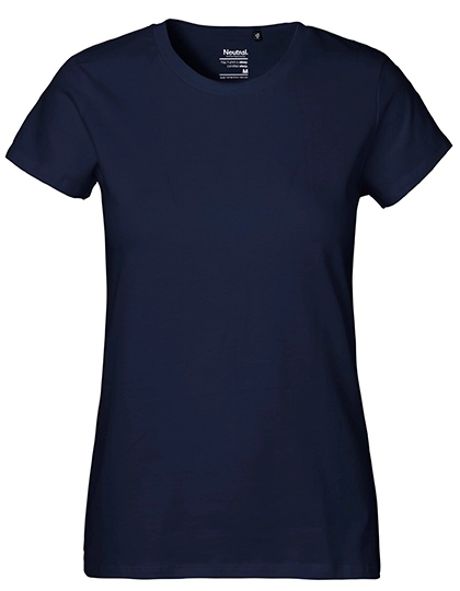 Ladies´ Classic T-Shirt zum Besticken und Bedrucken in der Farbe Navy mit Ihren Logo, Schriftzug oder Motiv.