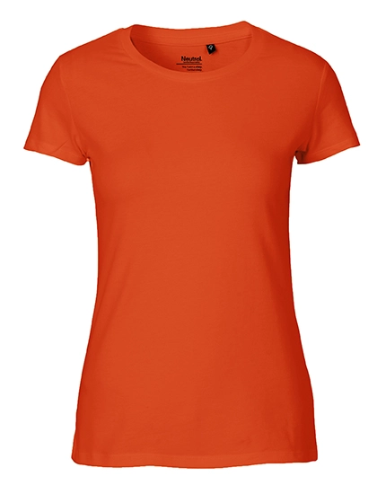 Ladies´ Classic T-Shirt zum Besticken und Bedrucken in der Farbe Orange mit Ihren Logo, Schriftzug oder Motiv.