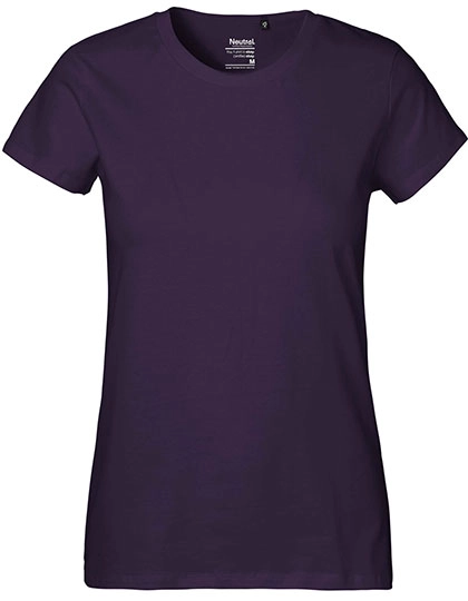Ladies´ Classic T-Shirt zum Besticken und Bedrucken in der Farbe Purple mit Ihren Logo, Schriftzug oder Motiv.