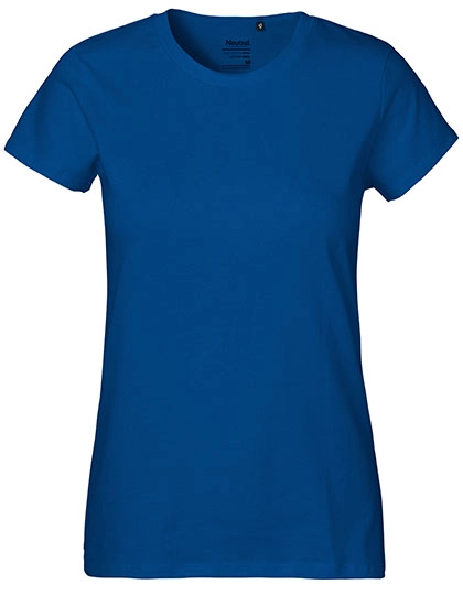 Ladies´ Classic T-Shirt zum Besticken und Bedrucken in der Farbe Royal mit Ihren Logo, Schriftzug oder Motiv.