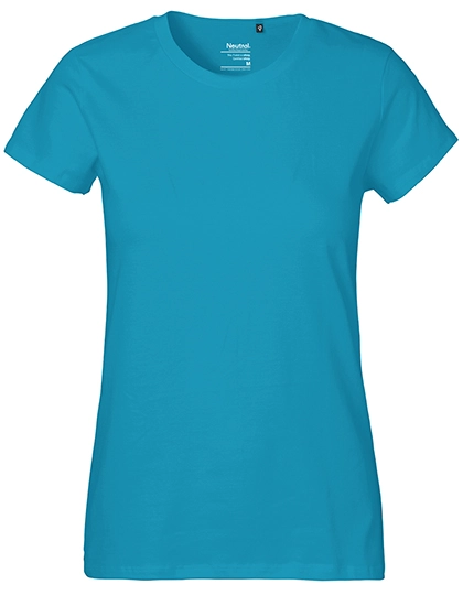 Ladies´ Classic T-Shirt zum Besticken und Bedrucken in der Farbe Sapphire mit Ihren Logo, Schriftzug oder Motiv.