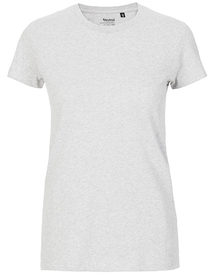 Ladies´ Fit T-Shirt zum Besticken und Bedrucken in der Farbe Ash Grey mit Ihren Logo, Schriftzug oder Motiv.