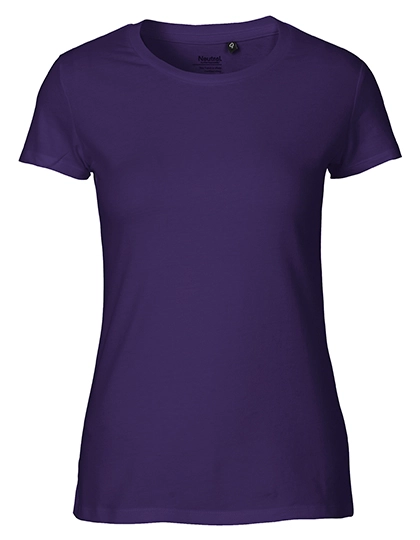 Ladies´ Fit T-Shirt zum Besticken und Bedrucken in der Farbe Purple mit Ihren Logo, Schriftzug oder Motiv.