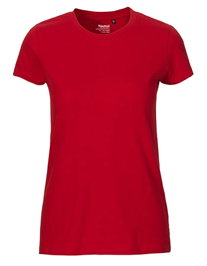 Ladies´ Fit T-Shirt zum Besticken und Bedrucken in der Farbe Red mit Ihren Logo, Schriftzug oder Motiv.