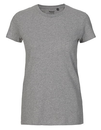 Ladies´ Fit T-Shirt zum Besticken und Bedrucken in der Farbe Sport Grey mit Ihren Logo, Schriftzug oder Motiv.