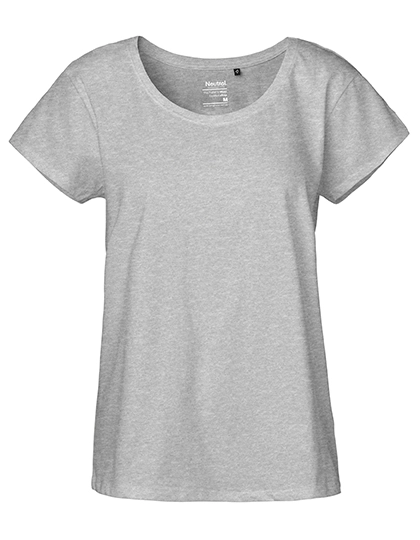 Ladies´ Loose Fit T-Shirt zum Besticken und Bedrucken in der Farbe Sport Grey mit Ihren Logo, Schriftzug oder Motiv.