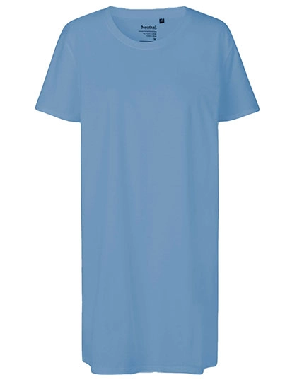 Ladies´ Long Length T-Shirt zum Besticken und Bedrucken in der Farbe Dusty Indigo mit Ihren Logo, Schriftzug oder Motiv.