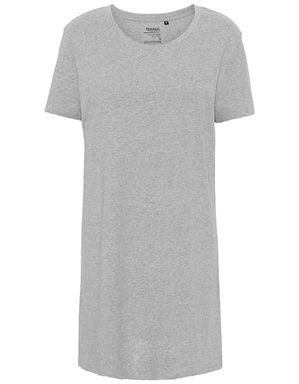 Ladies´ Long Length T-Shirt zum Besticken und Bedrucken in der Farbe Sport Grey mit Ihren Logo, Schriftzug oder Motiv.