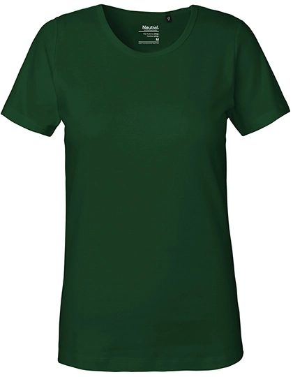 Ladies´ Interlock T-Shirt zum Besticken und Bedrucken in der Farbe Bottle Green mit Ihren Logo, Schriftzug oder Motiv.