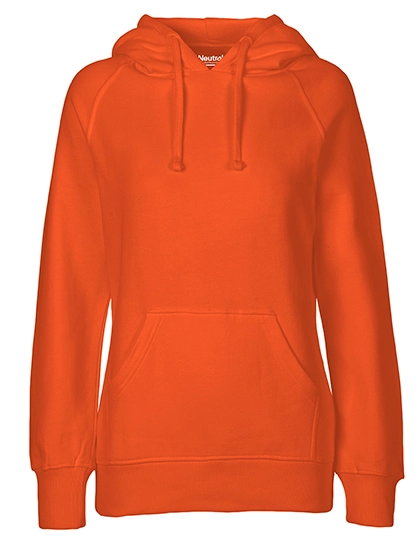 Ladies´ Hoodie zum Besticken und Bedrucken in der Farbe Orange mit Ihren Logo, Schriftzug oder Motiv.