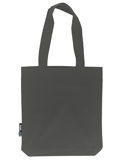 Twill Bag zum Besticken und Bedrucken in der Farbe Charcoal mit Ihren Logo, Schriftzug oder Motiv.