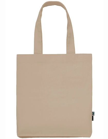 Twill Bag zum Besticken und Bedrucken in der Farbe Sand mit Ihren Logo, Schriftzug oder Motiv.