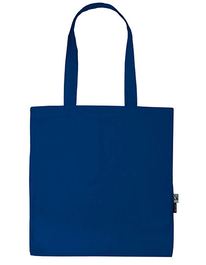 Shopping Bag With Long Handles zum Besticken und Bedrucken in der Farbe Royal mit Ihren Logo, Schriftzug oder Motiv.