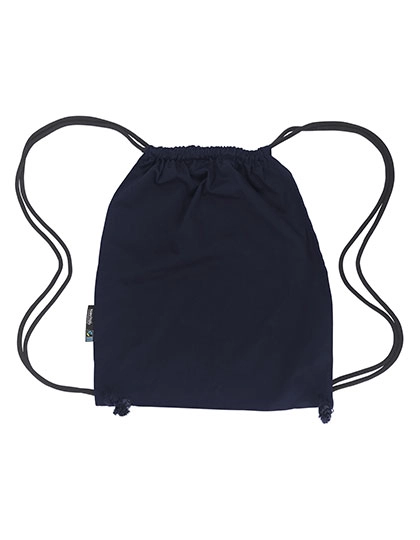 Gym Bag zum Besticken und Bedrucken in der Farbe Navy mit Ihren Logo, Schriftzug oder Motiv.