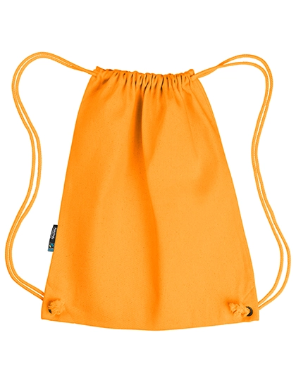 Gym Bag zum Besticken und Bedrucken in der Farbe Okay Orange mit Ihren Logo, Schriftzug oder Motiv.