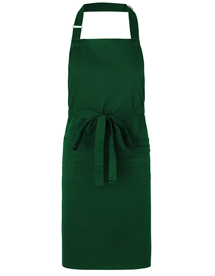 Waiters Apron zum Besticken und Bedrucken in der Farbe Bottle Green mit Ihren Logo, Schriftzug oder Motiv.