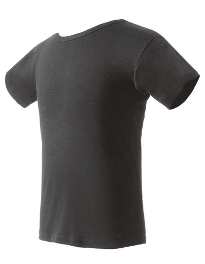 T-Shirt zum Besticken und Bedrucken in der Farbe Black mit Ihren Logo, Schriftzug oder Motiv.
