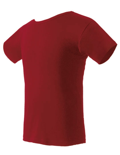T-Shirt zum Besticken und Bedrucken in der Farbe Burgundy mit Ihren Logo, Schriftzug oder Motiv.