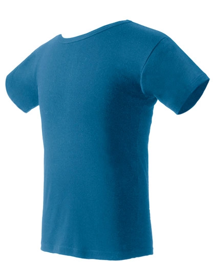 T-Shirt zum Besticken und Bedrucken in der Farbe Indigo Blue mit Ihren Logo, Schriftzug oder Motiv.