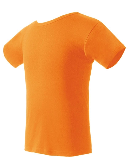 T-Shirt zum Besticken und Bedrucken in der Farbe Orange mit Ihren Logo, Schriftzug oder Motiv.