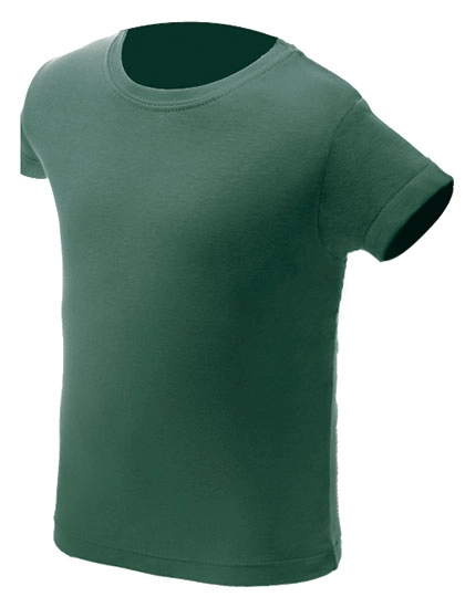 Kids´ T-Shirt zum Besticken und Bedrucken in der Farbe Bottle Green mit Ihren Logo, Schriftzug oder Motiv.