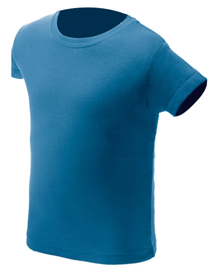Kids´ T-Shirt zum Besticken und Bedrucken in der Farbe Indigo Blue mit Ihren Logo, Schriftzug oder Motiv.