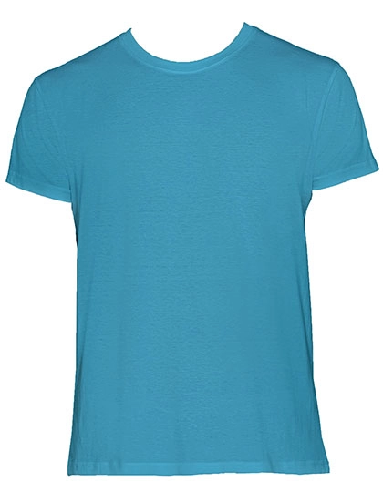 Kids´ T-Shirt zum Besticken und Bedrucken in der Farbe Turquoise mit Ihren Logo, Schriftzug oder Motiv.