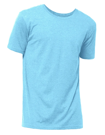 Short Sleeve T-Shirt Bio zum Besticken und Bedrucken in der Farbe Sky Blue Melange mit Ihren Logo, Schriftzug oder Motiv.