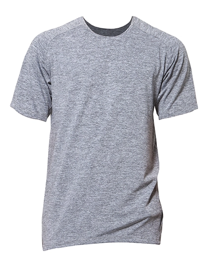 Short Sleeve Sport T-Shirt Rex zum Besticken und Bedrucken in der Farbe Grey Melange mit Ihren Logo, Schriftzug oder Motiv.