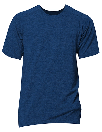 Short Sleeve Sport T-Shirt Rex zum Besticken und Bedrucken in der Farbe Royal Fluor Melange mit Ihren Logo, Schriftzug oder Motiv.