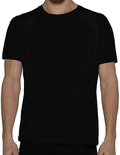 Men´s Shirt Sport zum Besticken und Bedrucken in der Farbe Black mit Ihren Logo, Schriftzug oder Motiv.