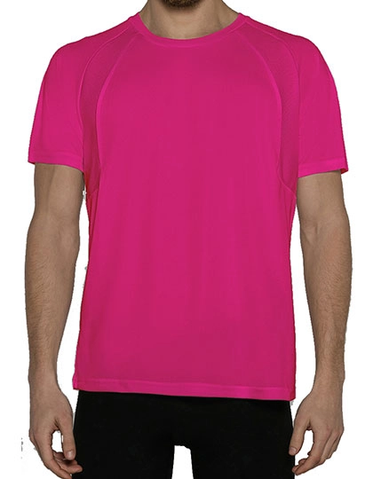 Men´s Shirt Sport zum Besticken und Bedrucken in der Farbe Dark Bubblegum mit Ihren Logo, Schriftzug oder Motiv.