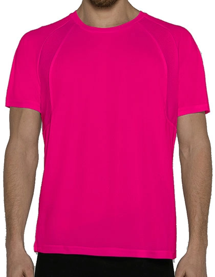 Men´s Shirt Sport zum Besticken und Bedrucken in der Farbe Pink Fluor mit Ihren Logo, Schriftzug oder Motiv.