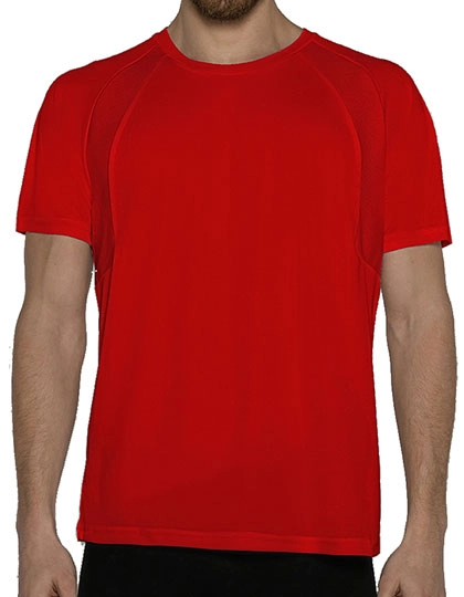 Men´s Shirt Sport zum Besticken und Bedrucken in der Farbe Red mit Ihren Logo, Schriftzug oder Motiv.