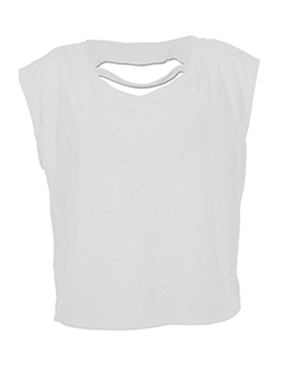 Women´s Shirt Lax zum Besticken und Bedrucken in der Farbe Subli White mit Ihren Logo, Schriftzug oder Motiv.