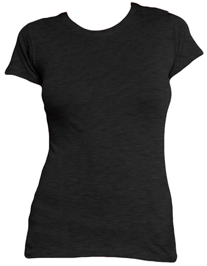 Round Neck Short Sleeves T-Shirt Soul zum Besticken und Bedrucken in der Farbe Jet Black mit Ihren Logo, Schriftzug oder Motiv.