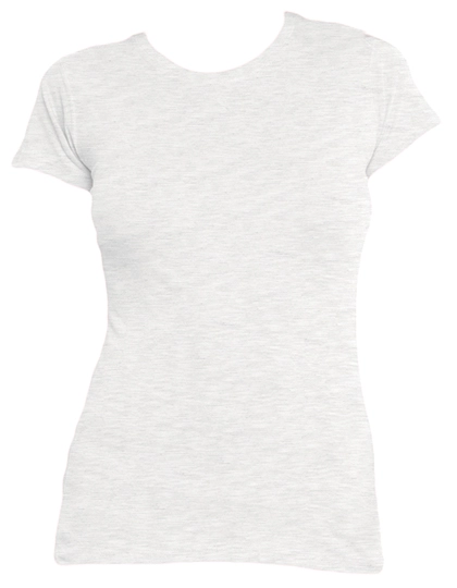 Round Neck Short Sleeves T-Shirt Soul zum Besticken und Bedrucken in der Farbe Subli White mit Ihren Logo, Schriftzug oder Motiv.
