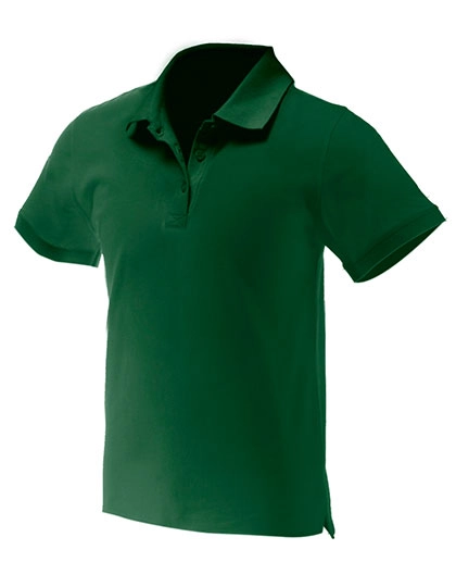 Men´s Piqué Polo zum Besticken und Bedrucken in der Farbe Bottle Green mit Ihren Logo, Schriftzug oder Motiv.