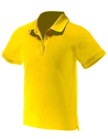 Men´s Piqué Polo zum Besticken und Bedrucken in der Farbe Yellow mit Ihren Logo, Schriftzug oder Motiv.