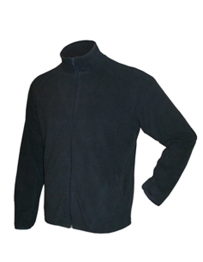 Fleece Jacket Polaris zum Besticken und Bedrucken in der Farbe Dark Navy mit Ihren Logo, Schriftzug oder Motiv.