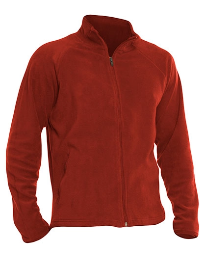 Fleece Jacket Polaris zum Besticken und Bedrucken in der Farbe Red mit Ihren Logo, Schriftzug oder Motiv.