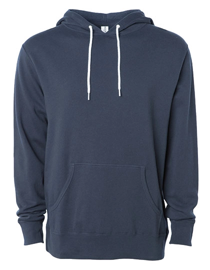 Unisex Lightweight Hooded Pullover zum Besticken und Bedrucken in der Farbe Slate Blue mit Ihren Logo, Schriftzug oder Motiv.