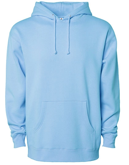 Men´s Heavyweight Hooded Pullover zum Besticken und Bedrucken in der Farbe Blue Aqua mit Ihren Logo, Schriftzug oder Motiv.