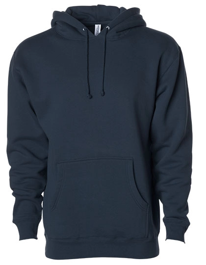 Men´s Heavyweight Hooded Pullover zum Besticken und Bedrucken in der Farbe Navy mit Ihren Logo, Schriftzug oder Motiv.