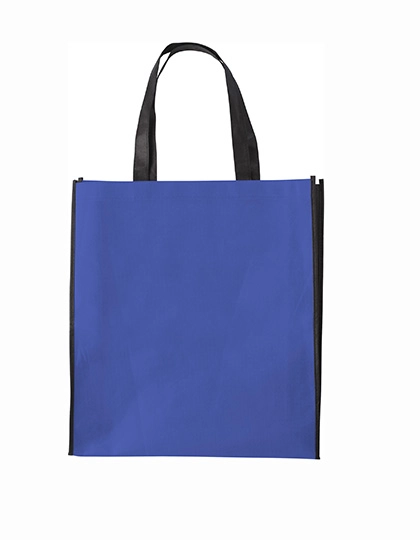 Shopping Bag Zürich zum Besticken und Bedrucken in der Farbe Cobalt Blue mit Ihren Logo, Schriftzug oder Motiv.